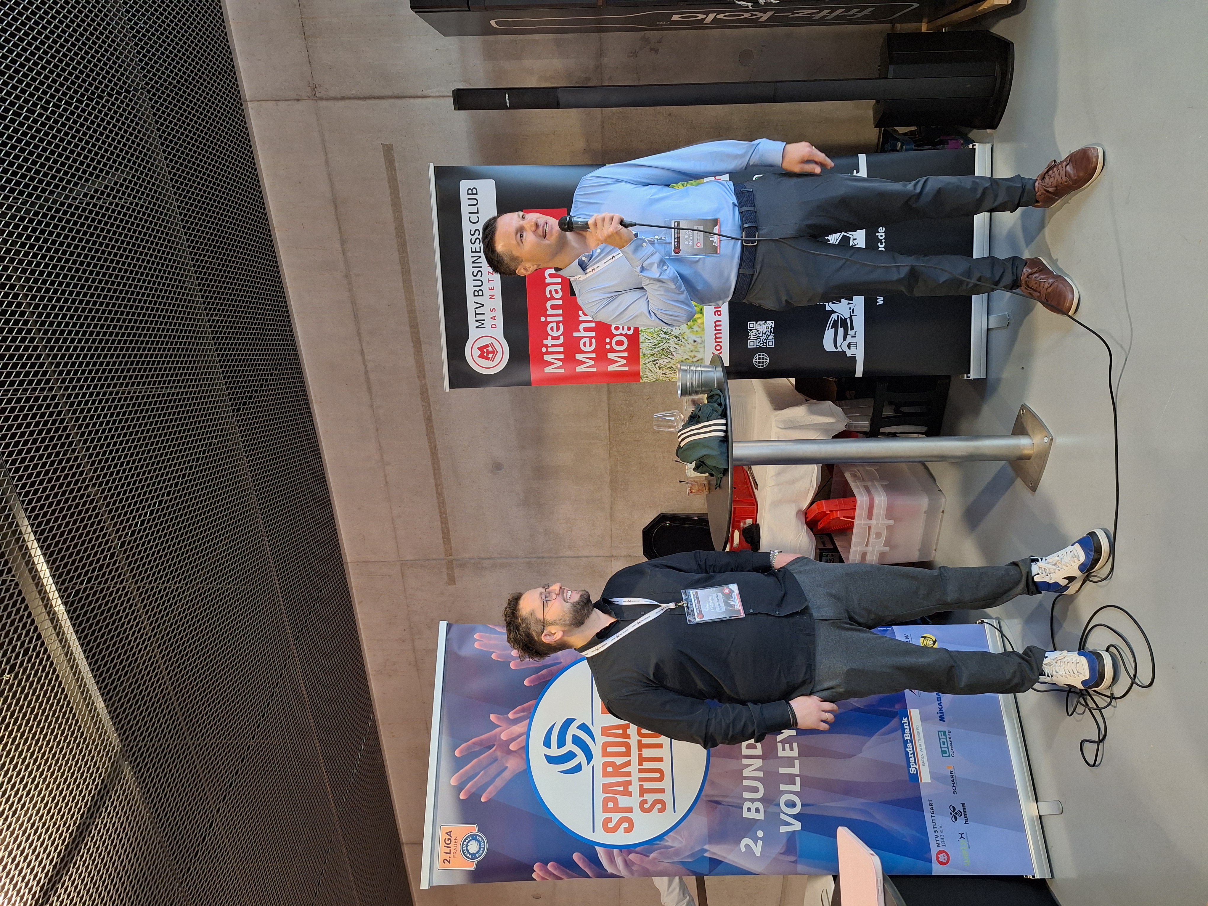 Begrüßung durch den BC-Vorsitzenden und den MTV Präsidenten