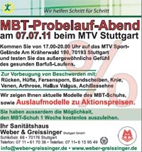MTV Stuttgart 1843 e.V. - MBT-Probelauf