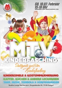 MTV Stuttgart 1843 e.V. - Kinderfasching beim MTV Stuttgart