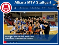 MTV Stuttgart 1843 e.V. - MTV-Volleyballerinnen schaffen Sensation