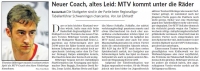 MTV Stuttgart 1843 e.V. - Neuer Coach, altes Leid