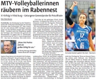 MTV Stuttgart 1843 e.V. - MTV-Volleyballerinnen rubern im Rabennest