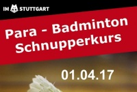 MTV Stuttgart 1843 e.V. - Para-Badminton Schnupperkurs