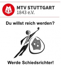 MTV Stuttgart 1843 e.V. - DRINGEND SCHIEDSRICHTER GESUCHT!