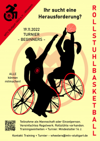 MTV Stuttgart 1843 e.V. - Rollstuhlbasketballturnier - BEGINNERS -